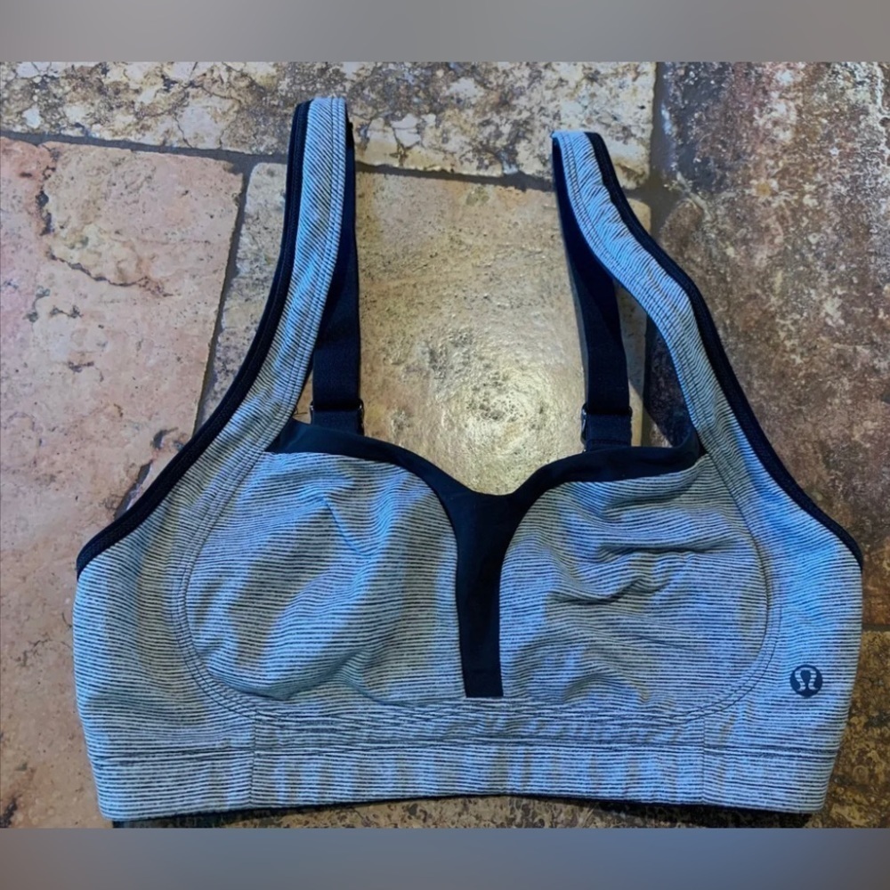 Lululemon Ta Ta Tamer II
Ghost Deep Coal Wee Stripe-VGUC-Sz- 34C​​​​​​ - Picture 4 of 15